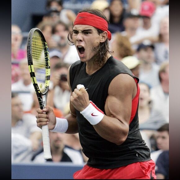 Nike Rafa Nadal 2006 US Open Sleeveless Tank Tennis Shirt XL - Picture 1 of 9